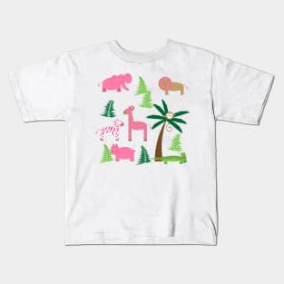 Abigail's Safari Group Lispe Kids T-Shirt